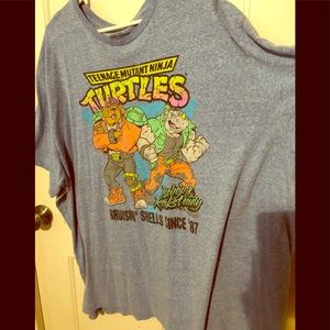 Men's Ninja Turtles Old School 4XLT Shirt